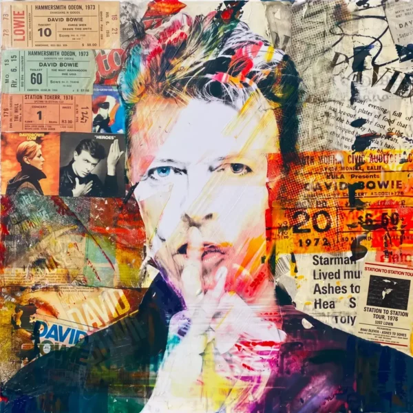 David Bowie Pop Art Collage